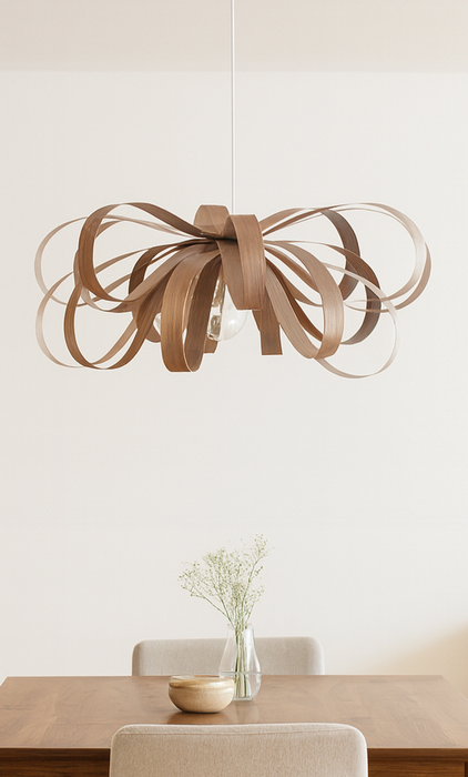 Lampe june / noyer