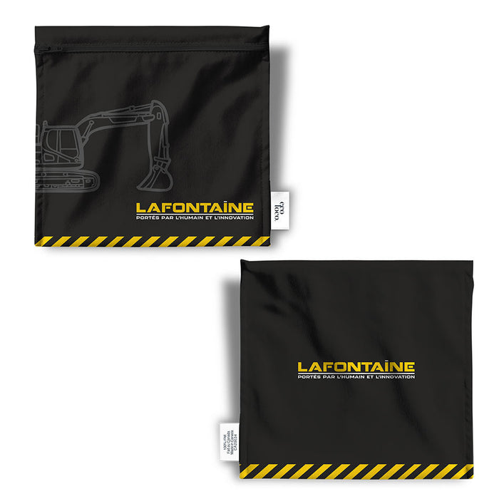 Sac à sandwich écologique réutilisable fait au québec à personnaliser