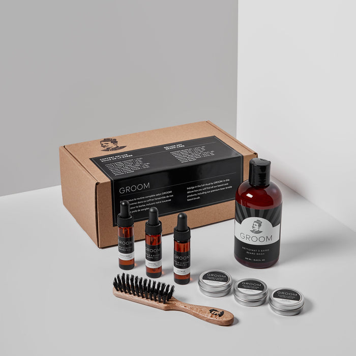 Coffret deluxe - soins de la barbe
