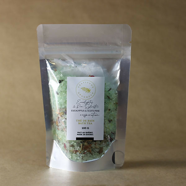 Thé de bain eucalyptus et pin sylvestre