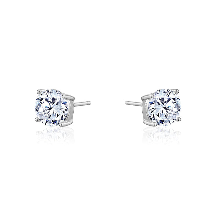 Boucles d'oreille clou - total 1 carat