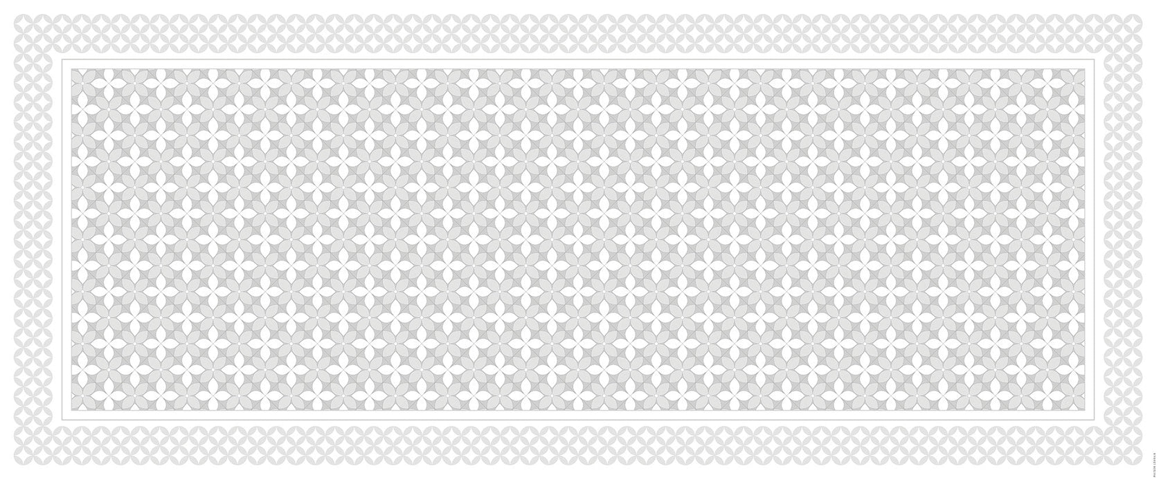 Tapis de vinyle runner petite fleur pearl - vinyl carpet runner petite fleur pearl