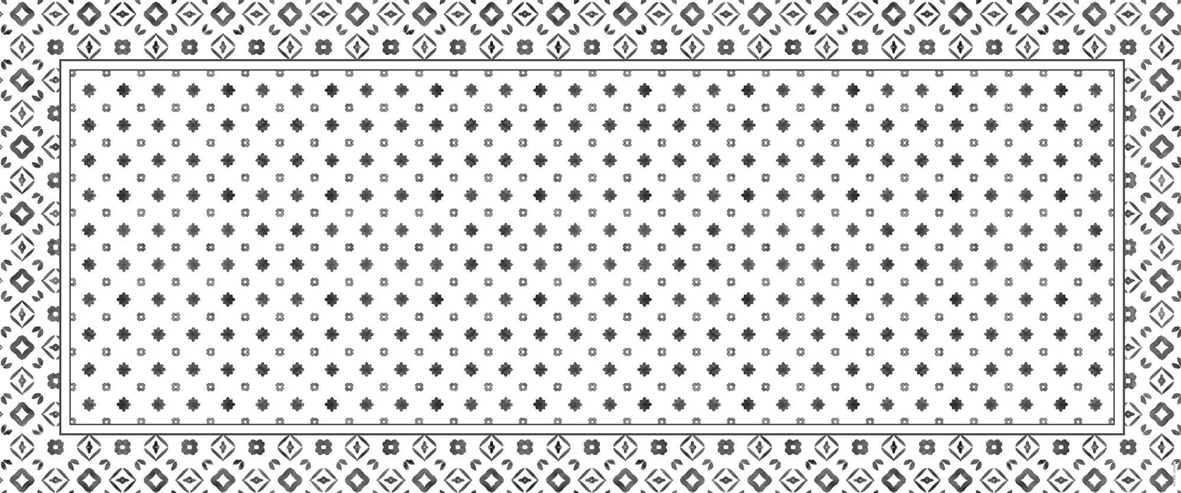 Tapis de vinyle runner toile - vinyl carpet runner toile