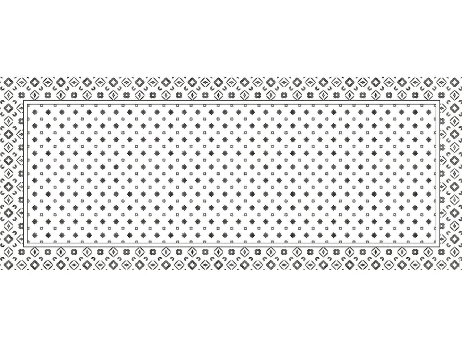 Tapis de vinyle runner toile - vinyl carpet runner toile