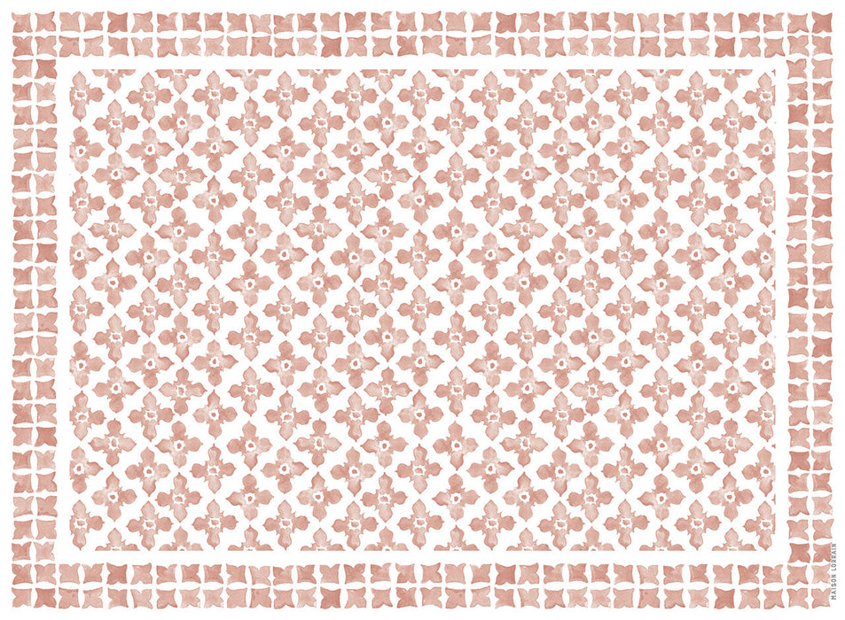 Napperon de vinyle - tulum blush