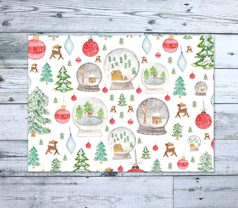 Napperon de vinyle - no&euml;l vintage / vintage christmas - vinyl placemats