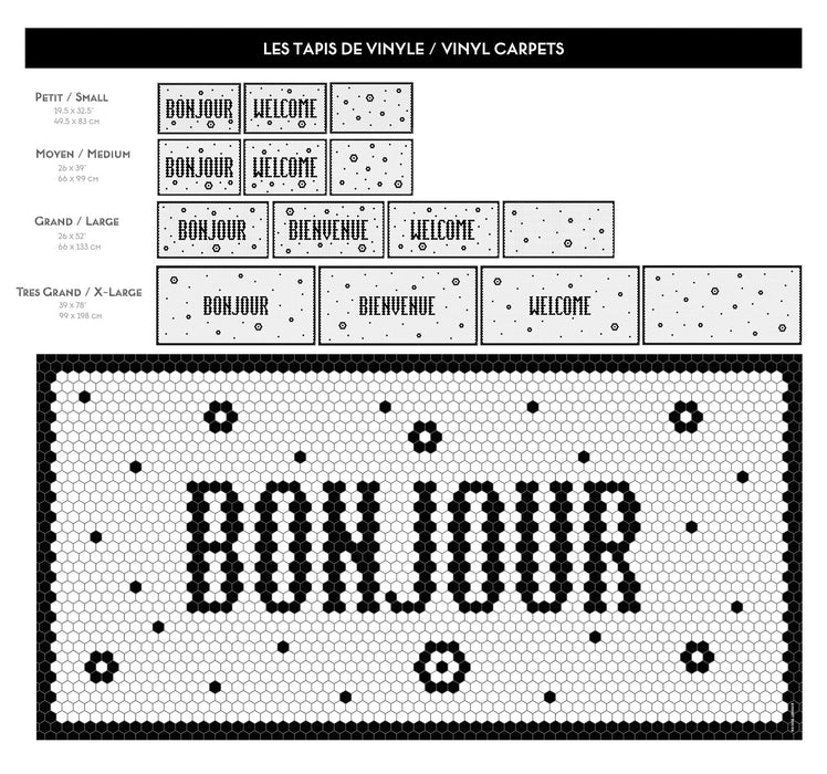 Tapis de vinyle - vinyl carpets