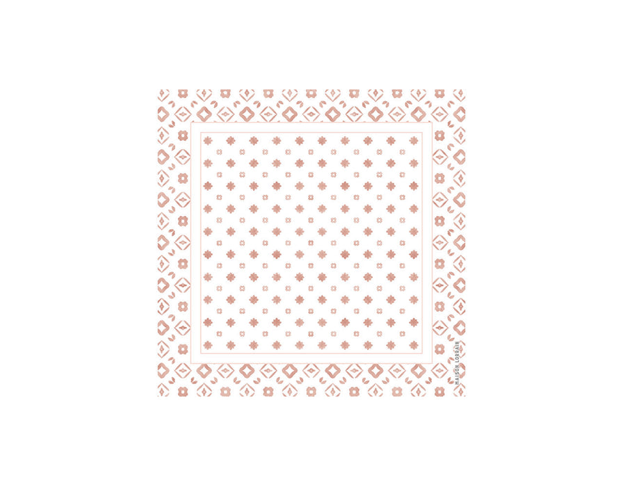 Sous-verres de vinyle (4) blush / vinyl coasters (4) - motif toile blush