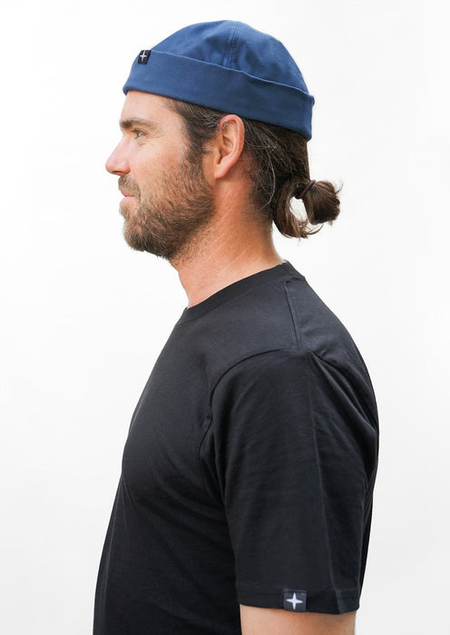 Miki marin - coton biologique - bleu denim