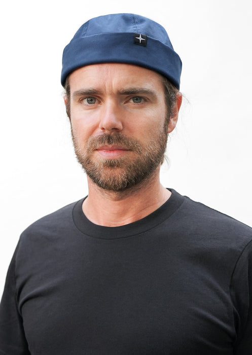 Miki marin - coton biologique - bleu denim