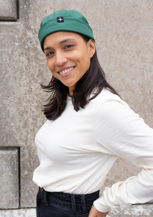 Miki marin - coton biologique - vert émeraude