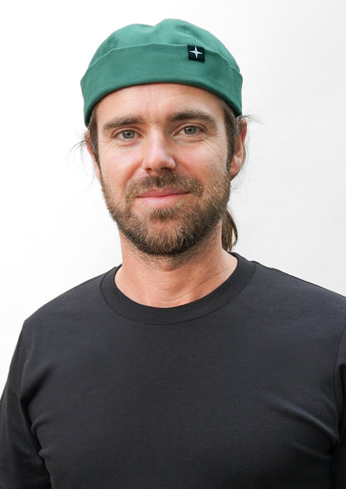 Miki marin - coton biologique - vert émeraude