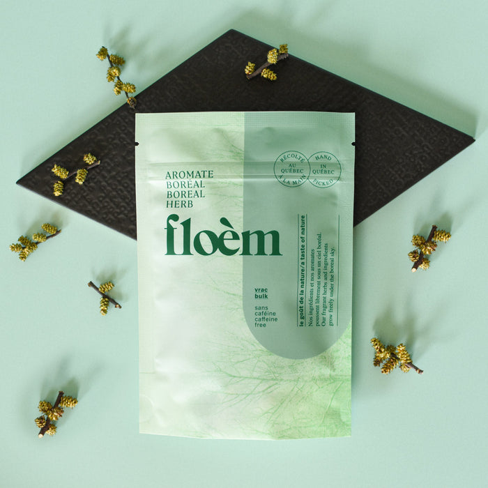 Face du sac de myrique baumier.