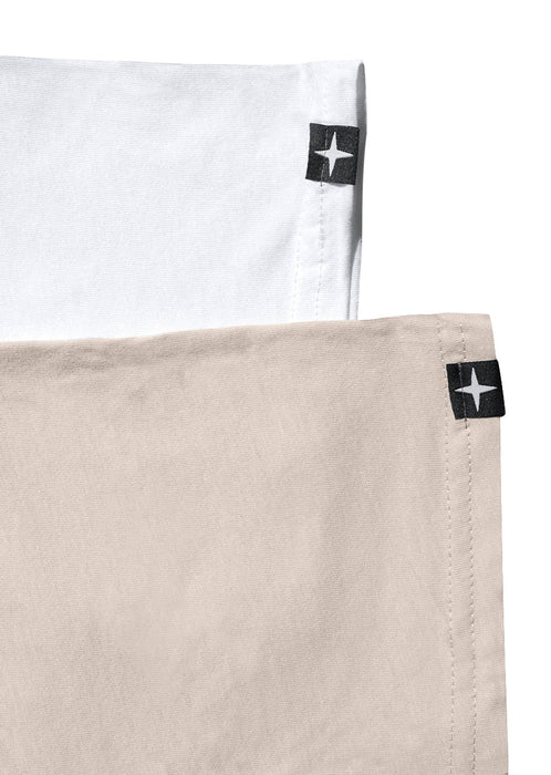 2 t-shirts blanc - naturel