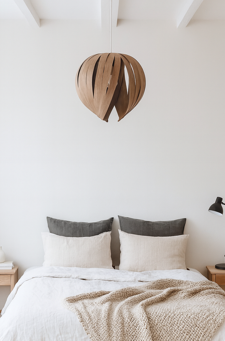 Lampe noisette #1 / noyer