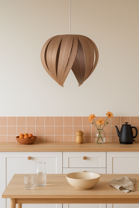 Lampe noisette #1 / noyer