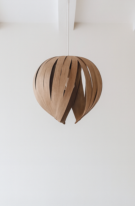 Lampe noisette #1 / noyer