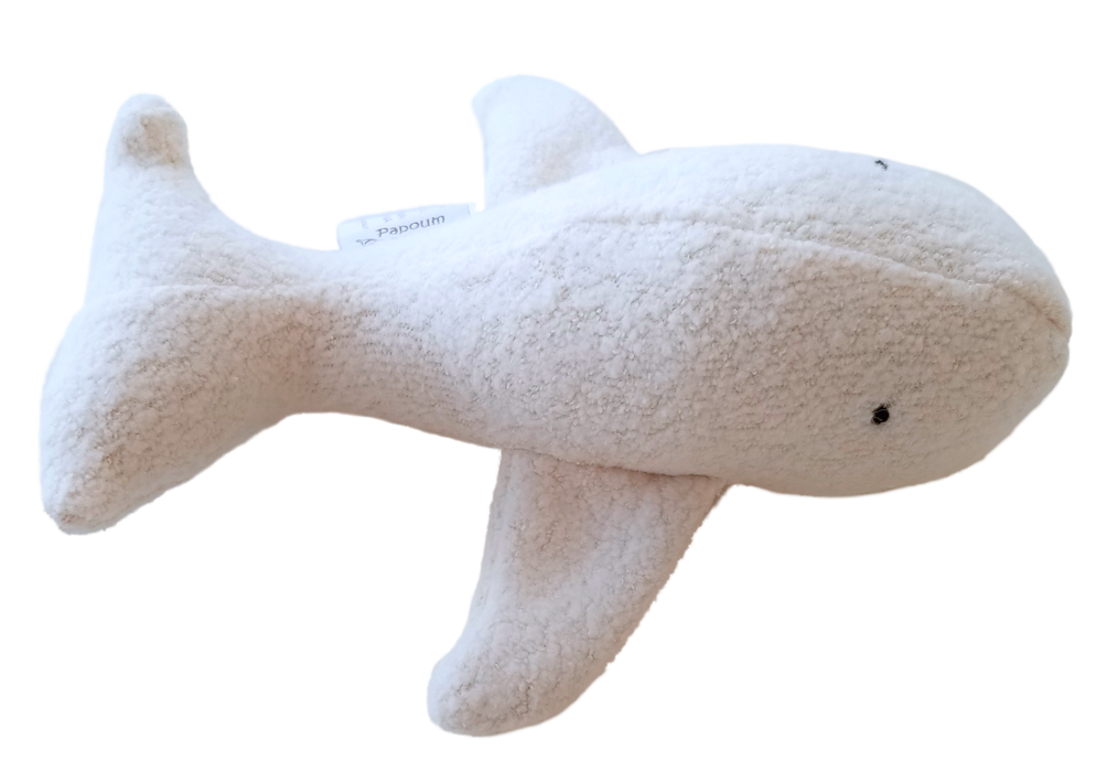 Hochet béluga, coton biologique