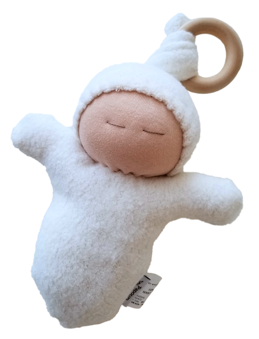 Bébé cocon avec anneau de dentition