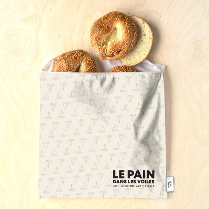 Sac extra-large à congélation écologique réutilisable fait au québec à personnaliser