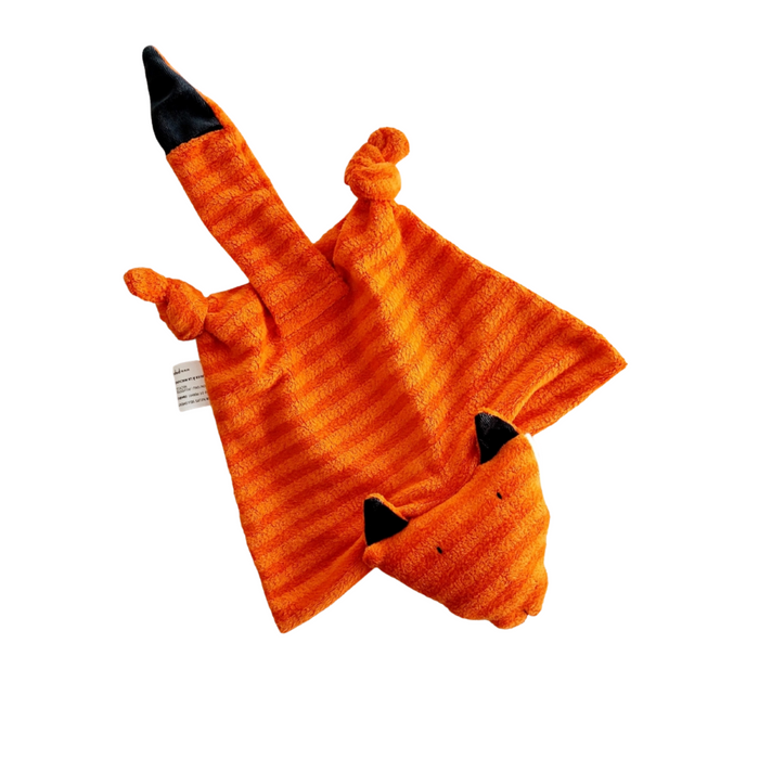 Doudou renard tigré de bambou