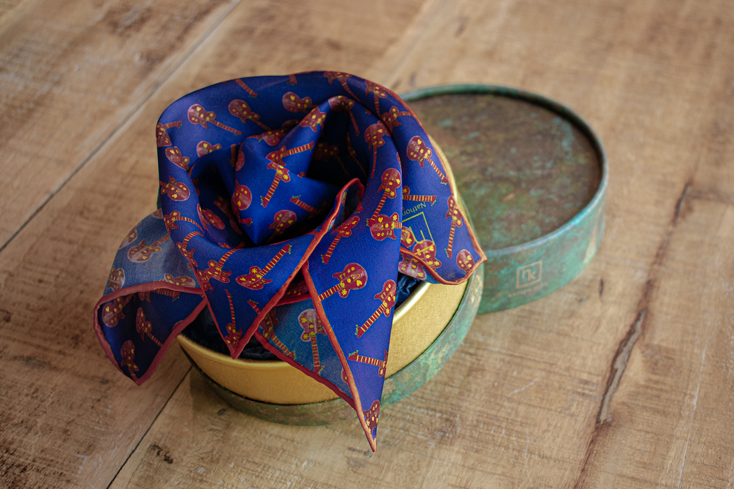 Carré de poche guitare