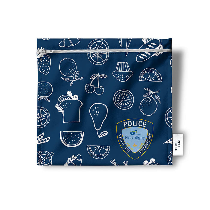 Sac à sandwich écologique réutilisable fait au québec à personnaliser