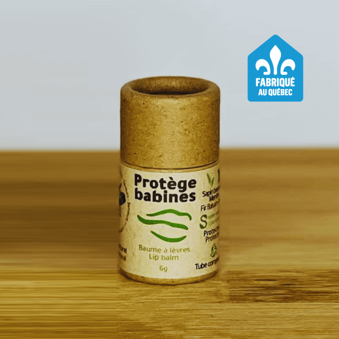 Protège-babines - baume à lèvres menthe, sapin baumier