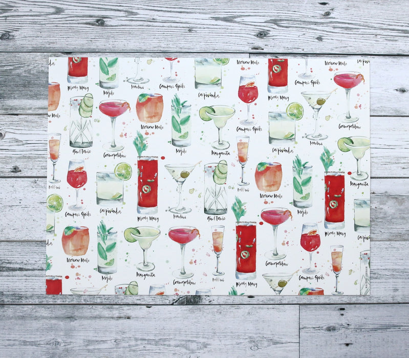 Napperon de vinyle - cocktail