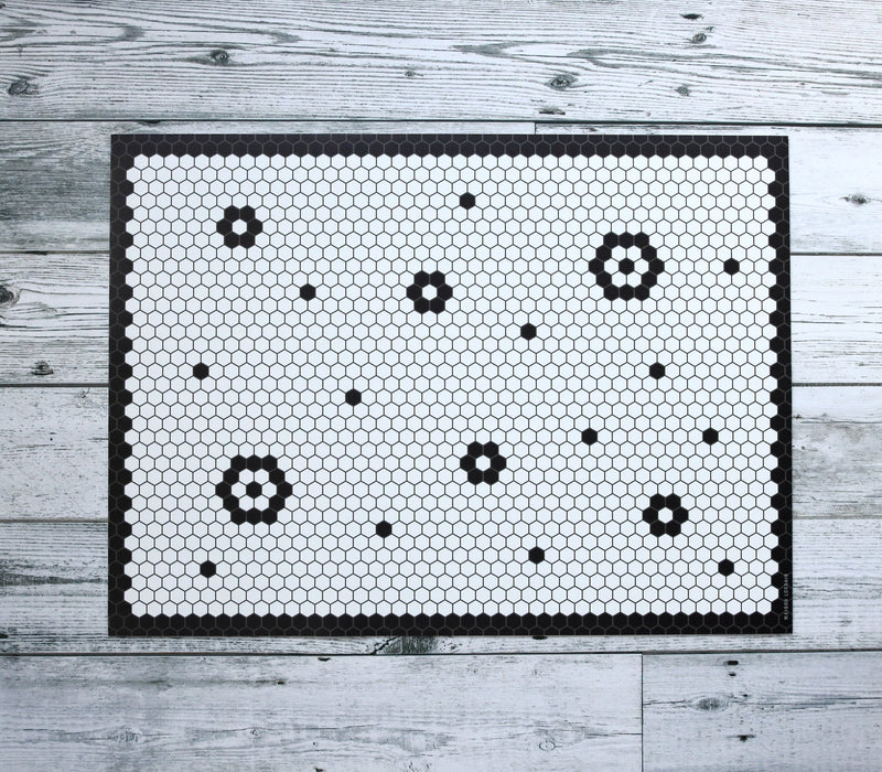 Napperon de vinyle - mosaique / mosaic