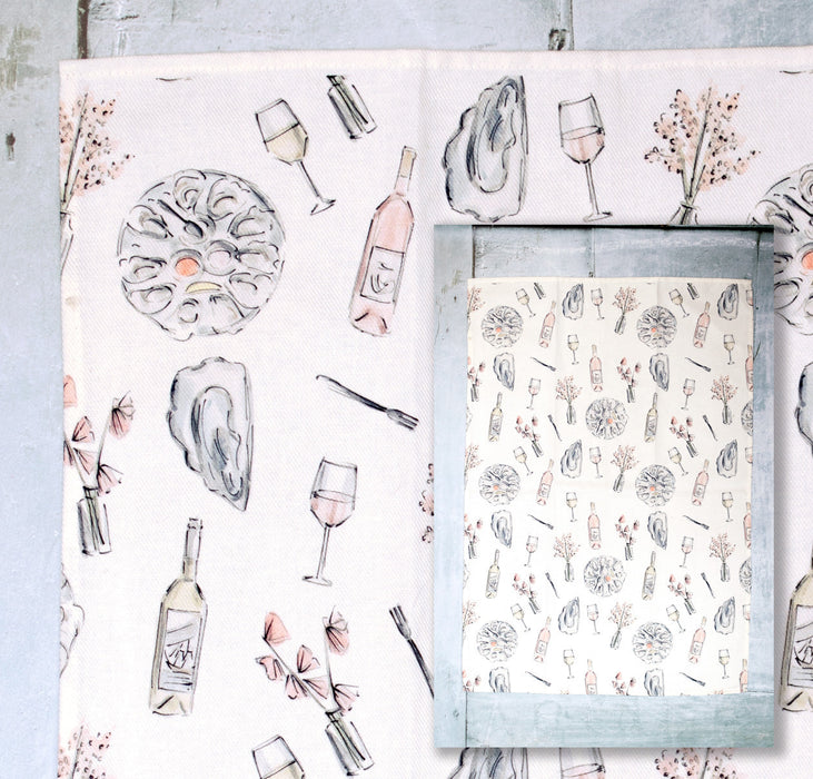 "rosé all day" - linge de maison / kitchen linen