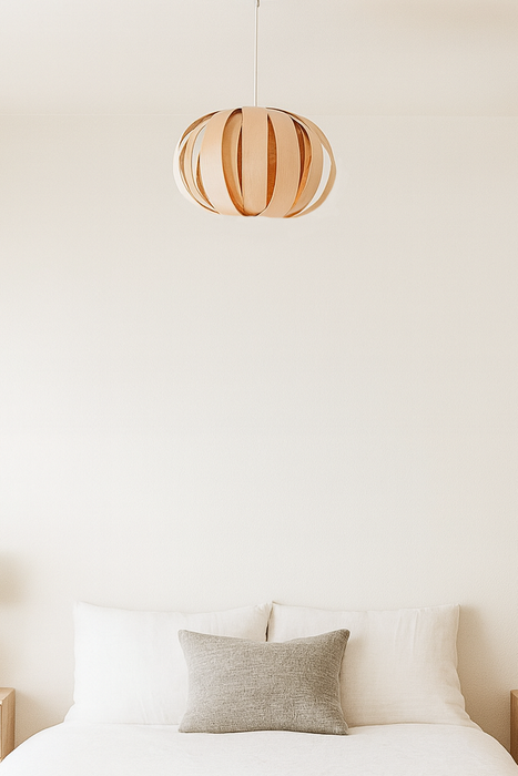 Lampe ruth / petite / érable et merisier rouge