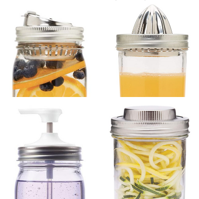 Adaptateur pour pot en verre