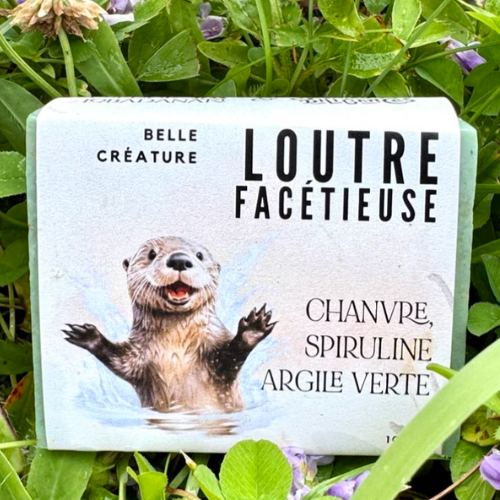 Savon artisanal La Loutre Facétieuse – savon naturel végétal purifiant et adoucissant