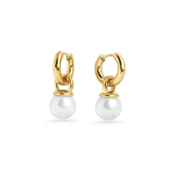 Heidi huggie earrings