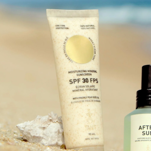 Écran solaire minéral sans trace