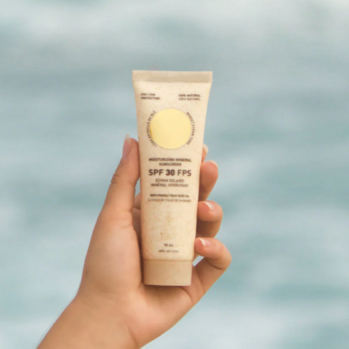 Écran solaire minéral sans nano-particules