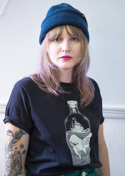 Baleine - bleu marine