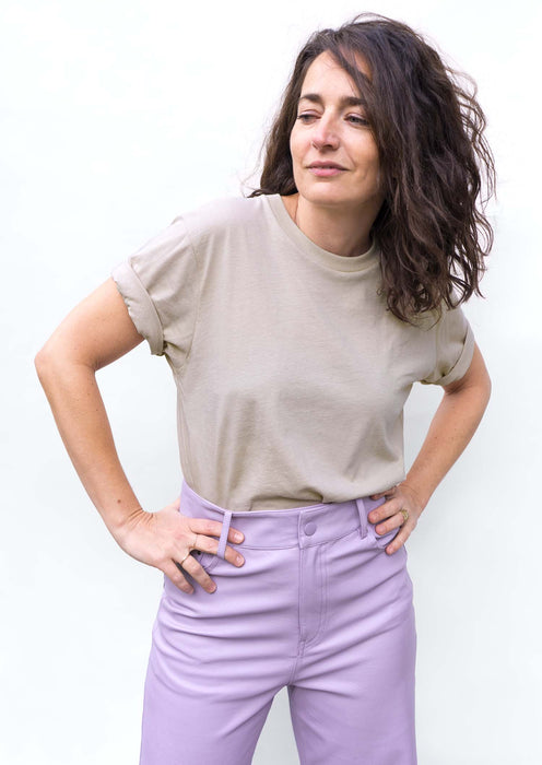 2 t-shirts naturel - bleu pacifique