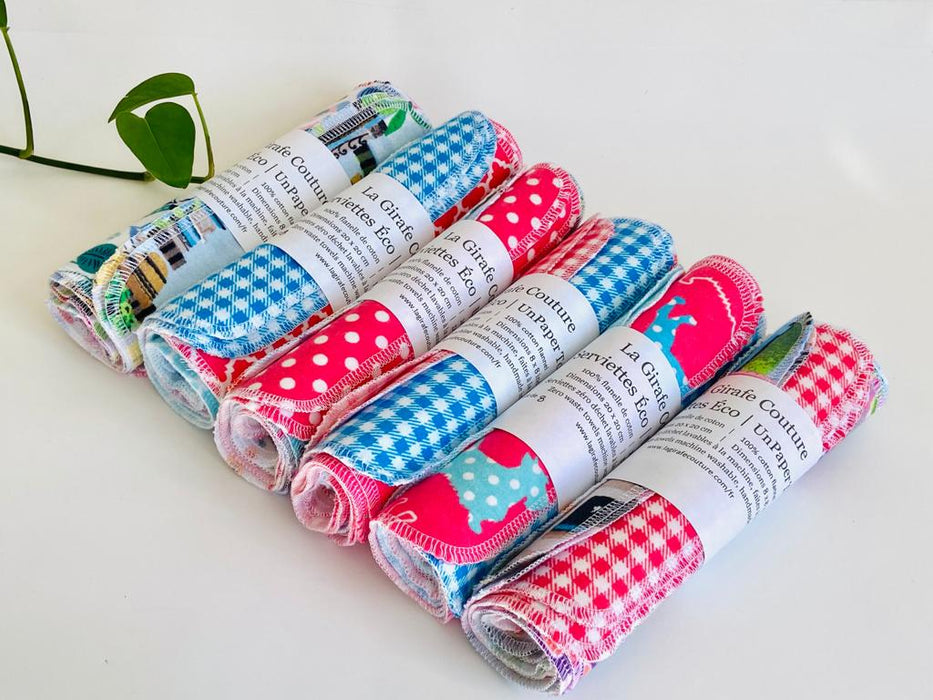 Serviette réutilisable, essuie-tout sans papier, chiffon de cuisine, zéro déchet, lingettes écologiques, tissu super absorbant