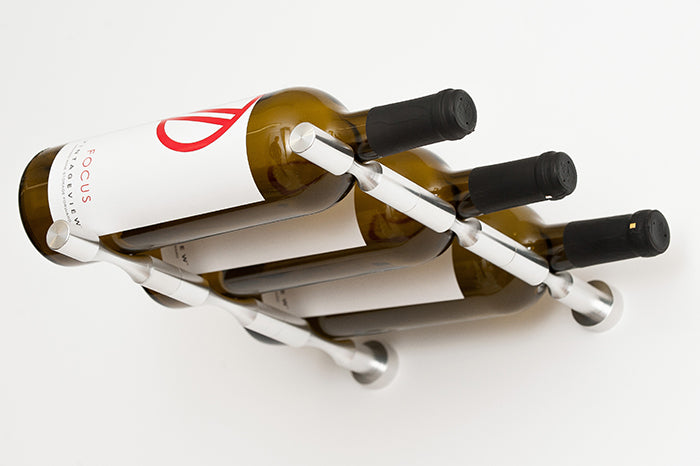 Vino pins mural tiges en métal pour 3 bouteilles