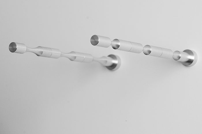 Vino pins mural tiges en métal pour 3 bouteilles