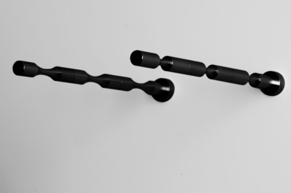 Vino pins mural tiges en métal pour 3 bouteilles