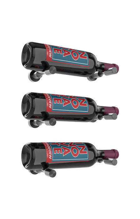 Kit vino pins designer: support présentoir mural pour 3 bouteilles de vin