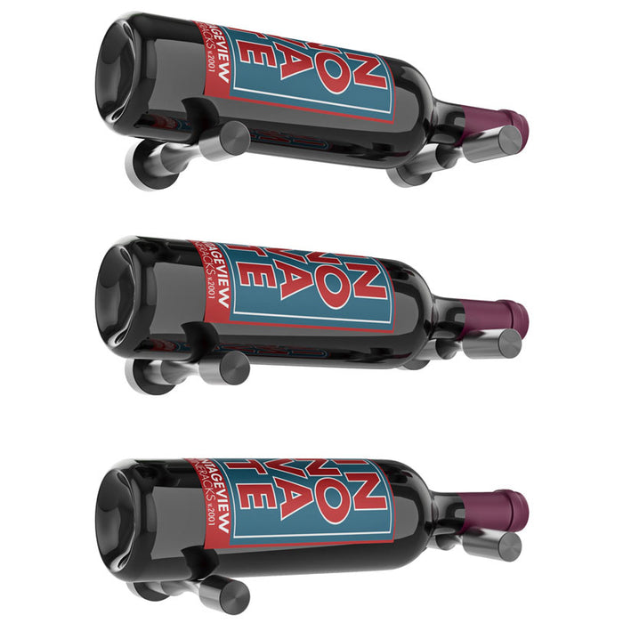 Kit vino pins designer: support présentoir mural pour 3 bouteilles de vin