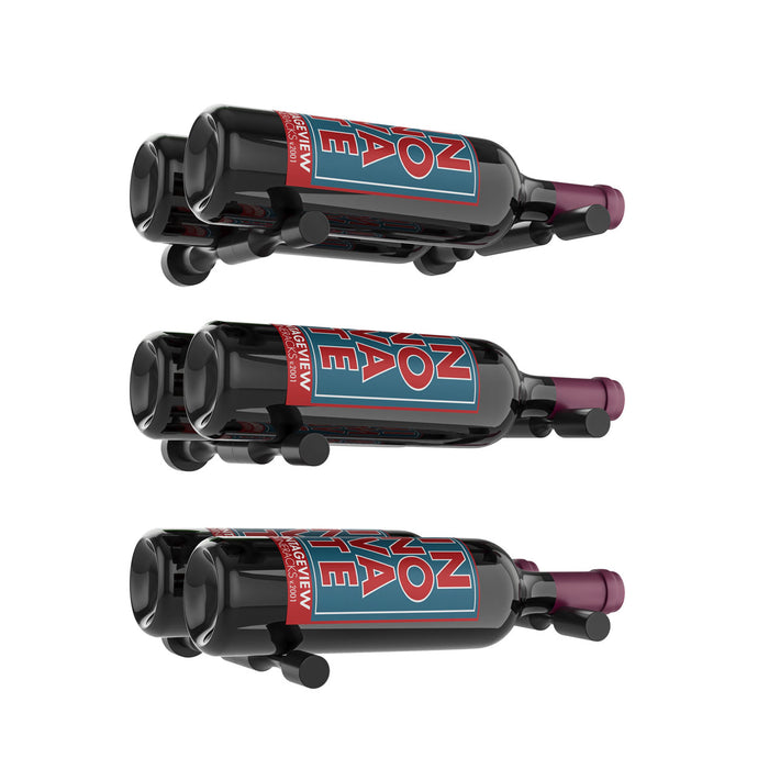 Kit vino pins designer: support présentoir mural pour 3 bouteilles de vin