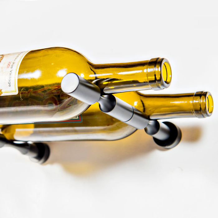 Vino pins mural tiges en métal pour 2 bouteilles