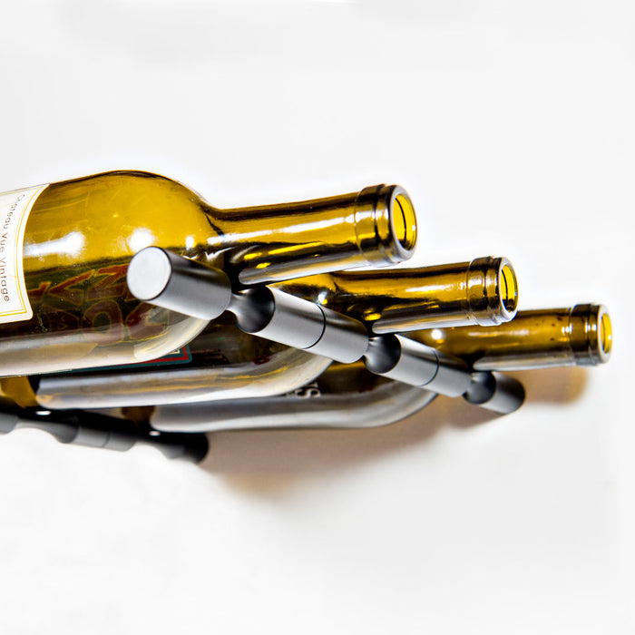 Vino pins mural tiges en métal pour 3 bouteilles