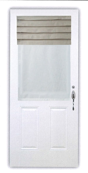 Rideau PAOMA avec tringle magnétique pour porte d'acier