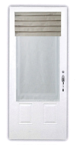 Rideau PAOMA avec tringle magnétique pour porte d'acier